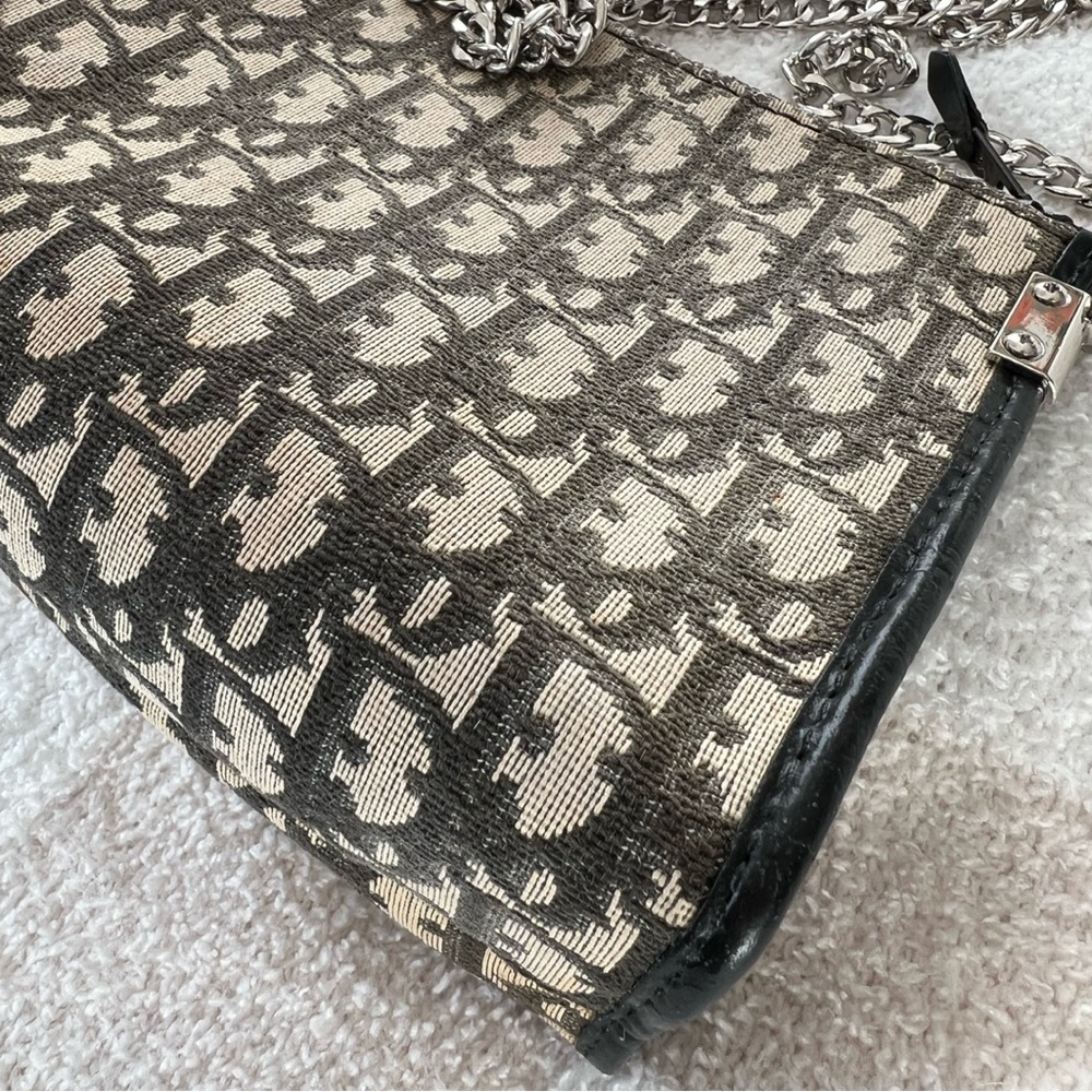 Authentic: Vintage, Christian Dior Trotter pouch converted to Crossbody - Picture 9 of 13